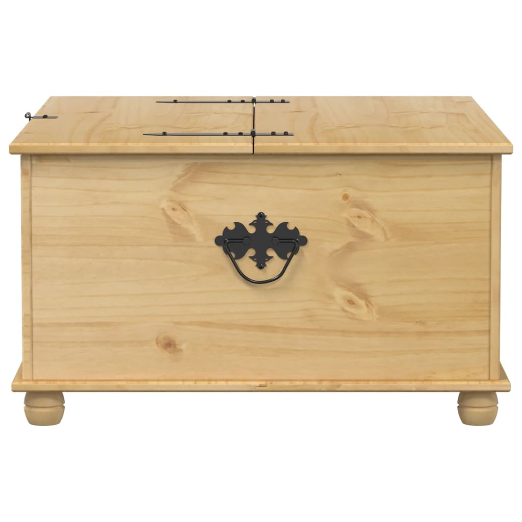 Opbergbox Corona 90x78x45 cm massief grenenhout