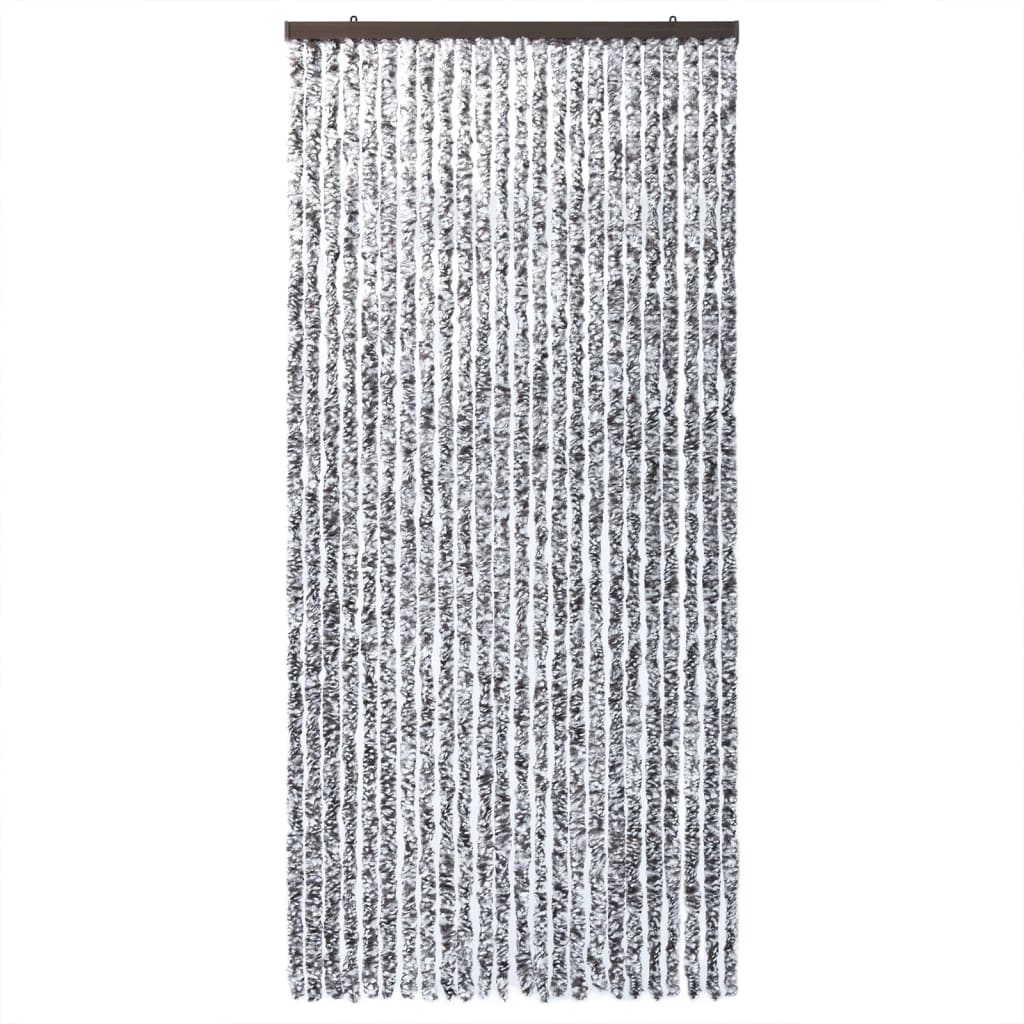 Vliegengordijn 100X230 Cm Chenille Bruin En Beige