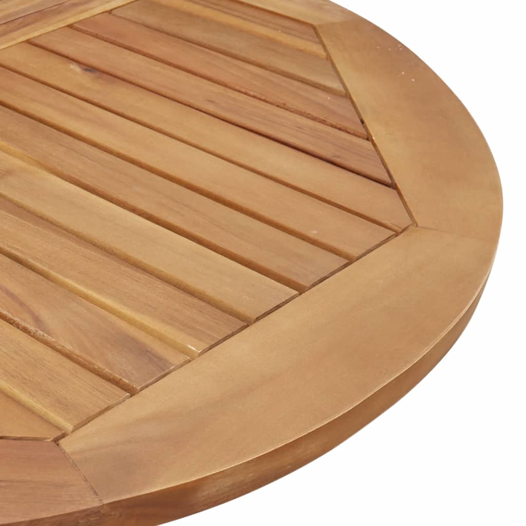 Tuintafel rond Ø110x75 cm massief acaciahout