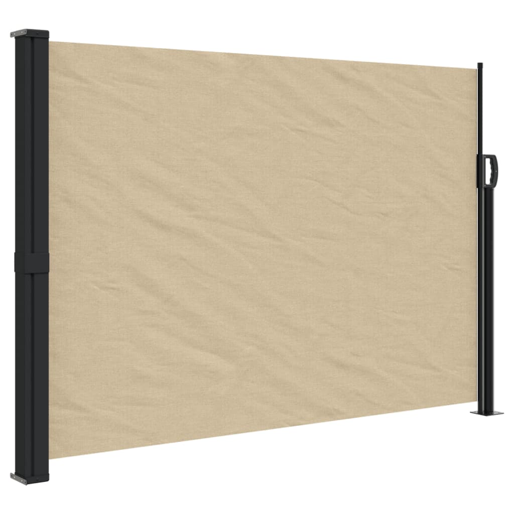 Windscherm uittrekbaar 140x300 cm beige