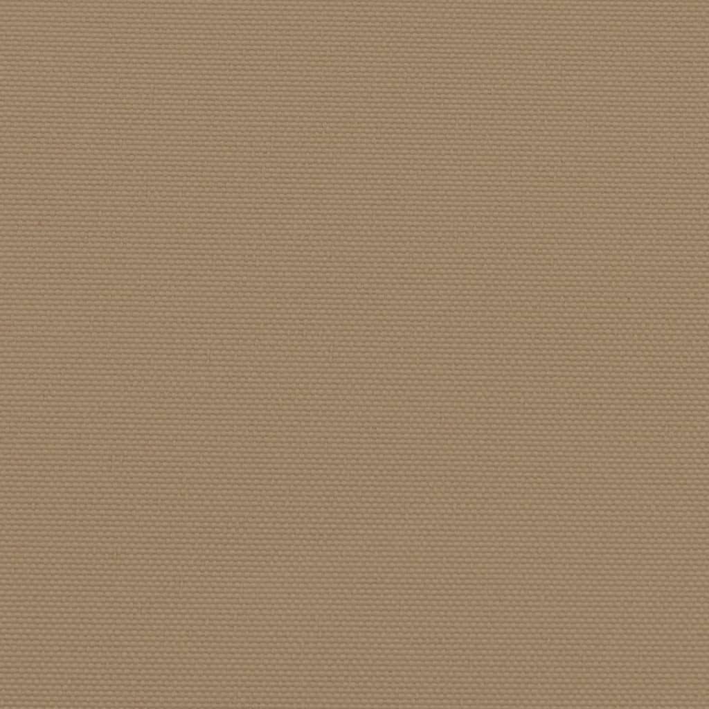 Windscherm uittrekbaar 140x1000 cm taupe