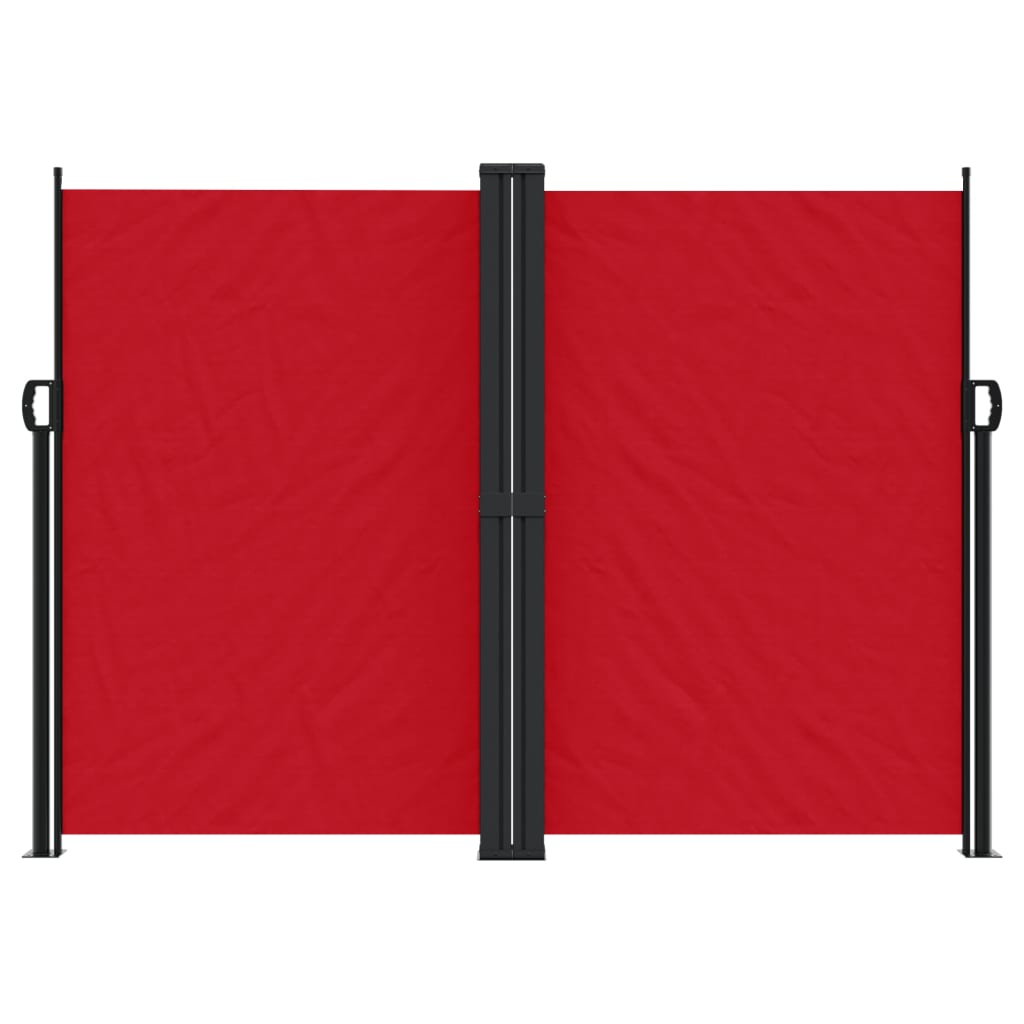 Windscherm uittrekbaar 180x1200 cm rood