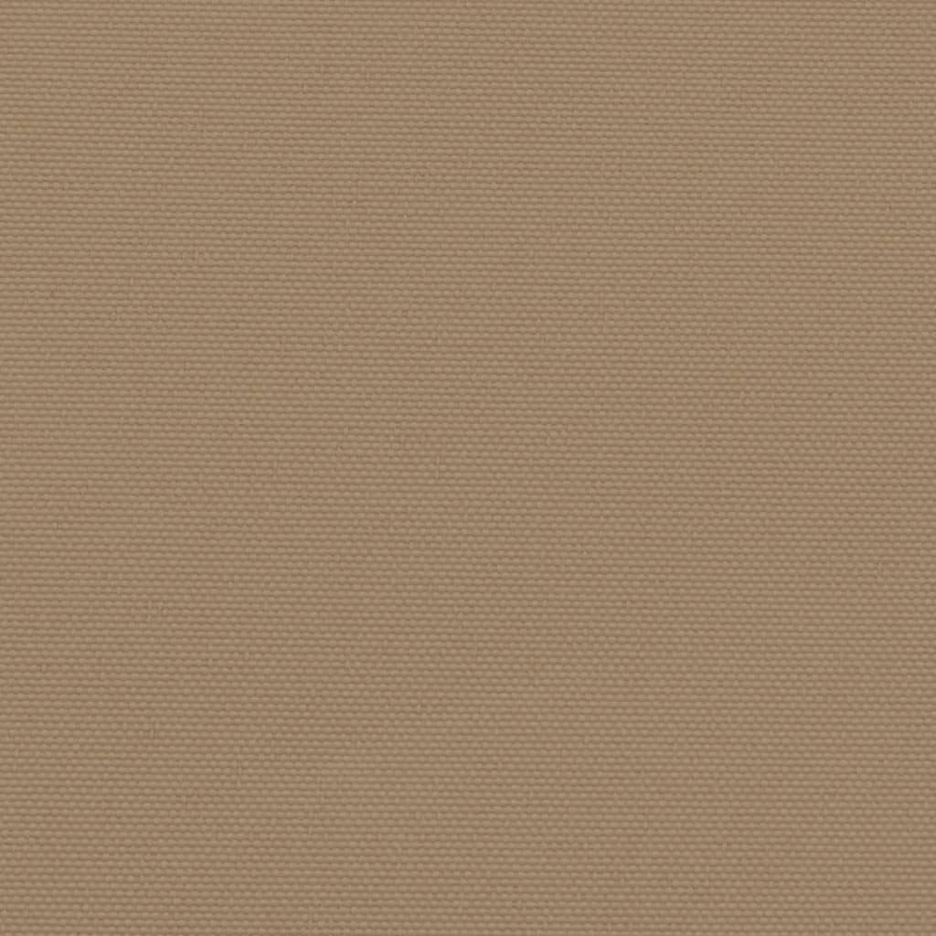 Windscherm uittrekbaar 200x1200 cm taupe