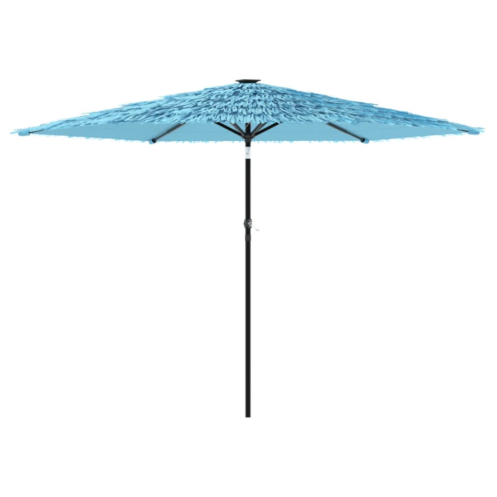 Parasol met stalen paal 288x288x225 cm blauw