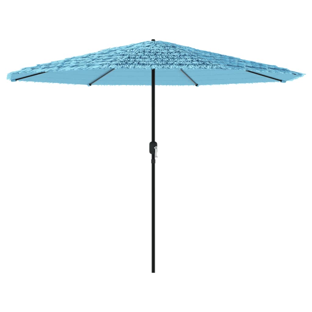 Parasol met stalen paal 388x388x248 cm blauw