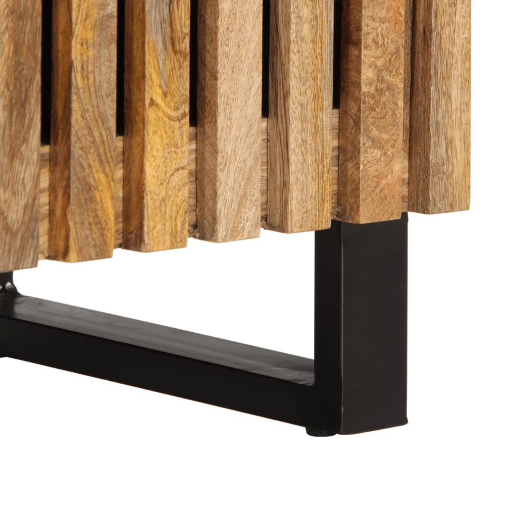 Tv-meubel 105x34x46 cm massief ruw mangohout