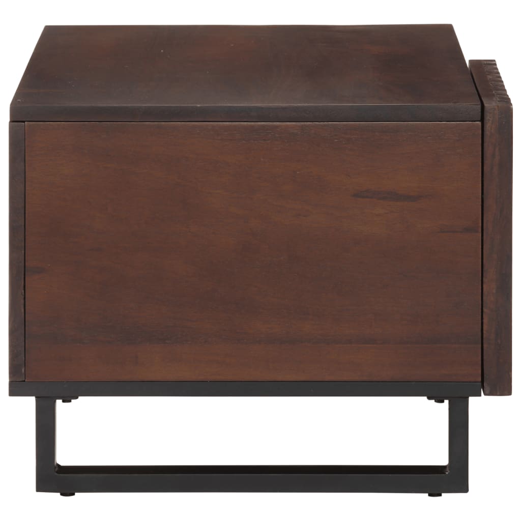 Salontafel 80x51x40 cm massief mangohout bruin