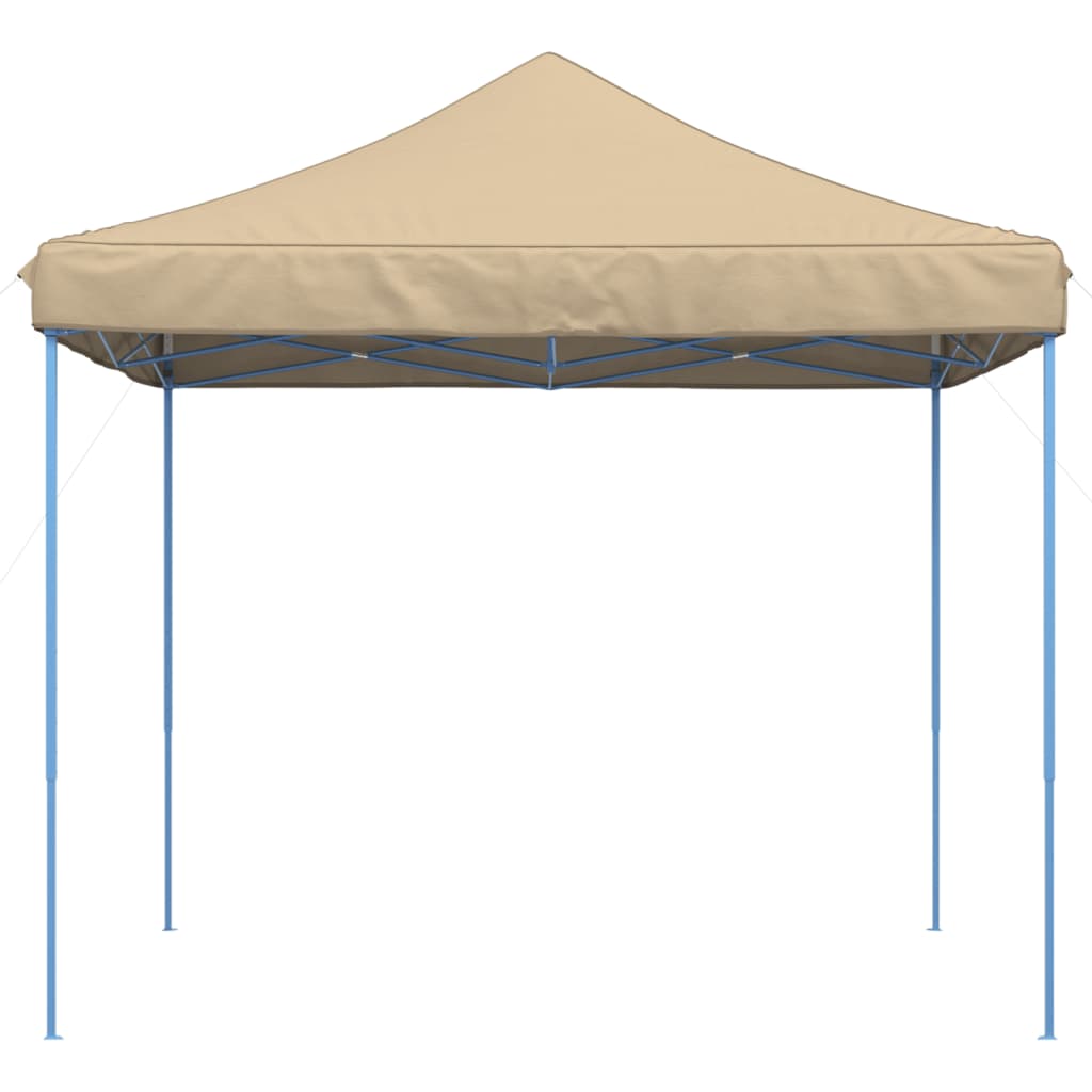 Partytent inklapbaar pop-up 292x292x315 cm beige