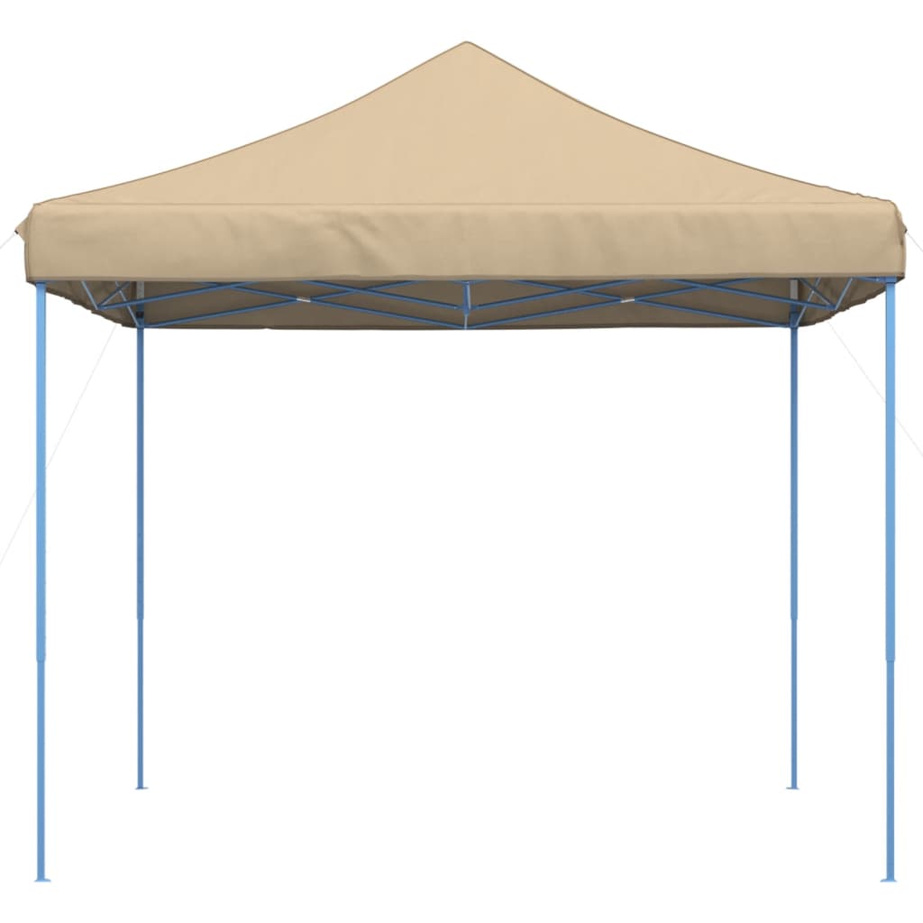 Partytent inklapbaar pop-up 292x292x315 cm beige