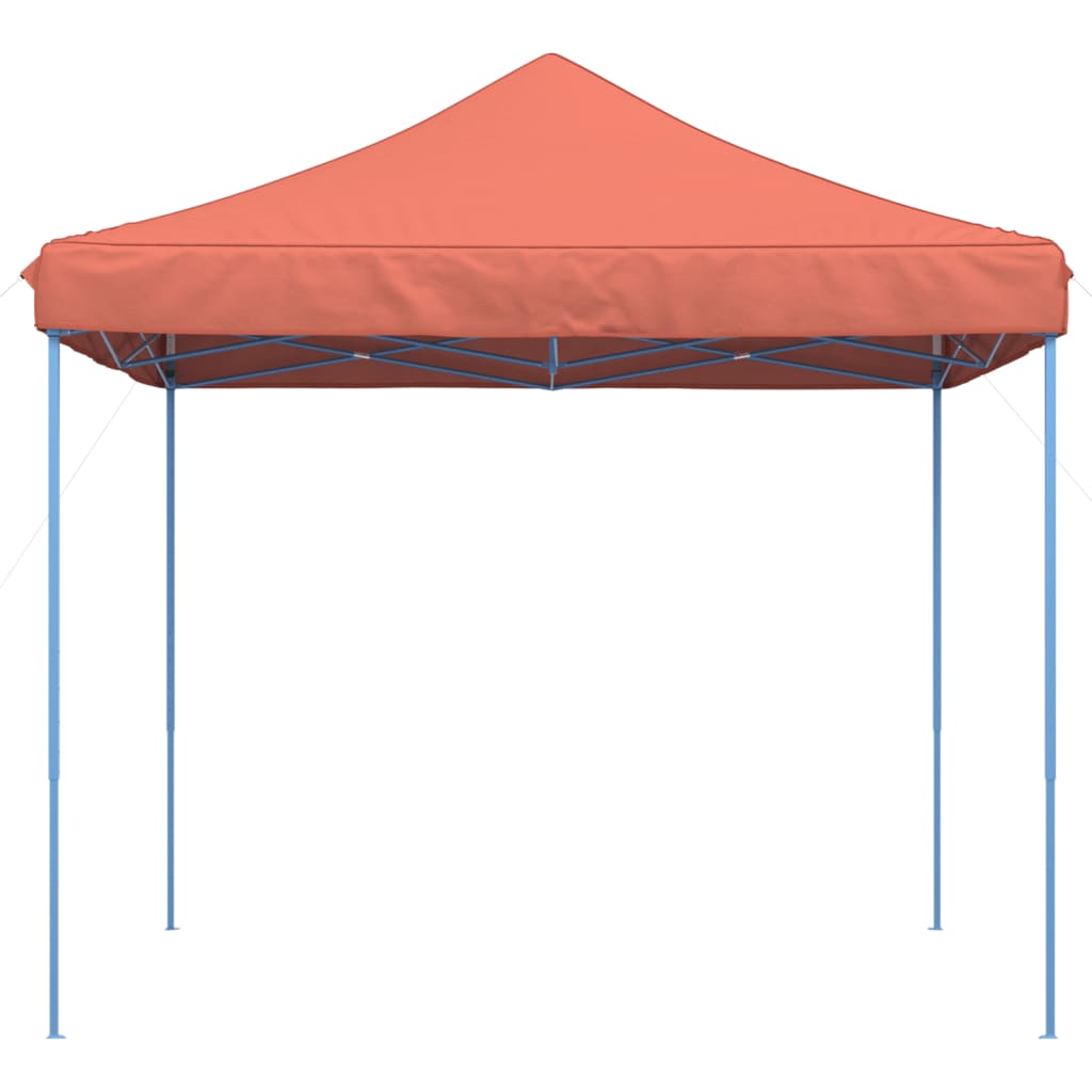 Partytent inklapbaar pop-up 292x292x315 cm terracotta