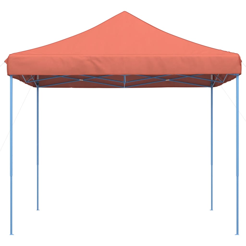 Partytent inklapbaar pop-up 292x292x315 cm terracotta