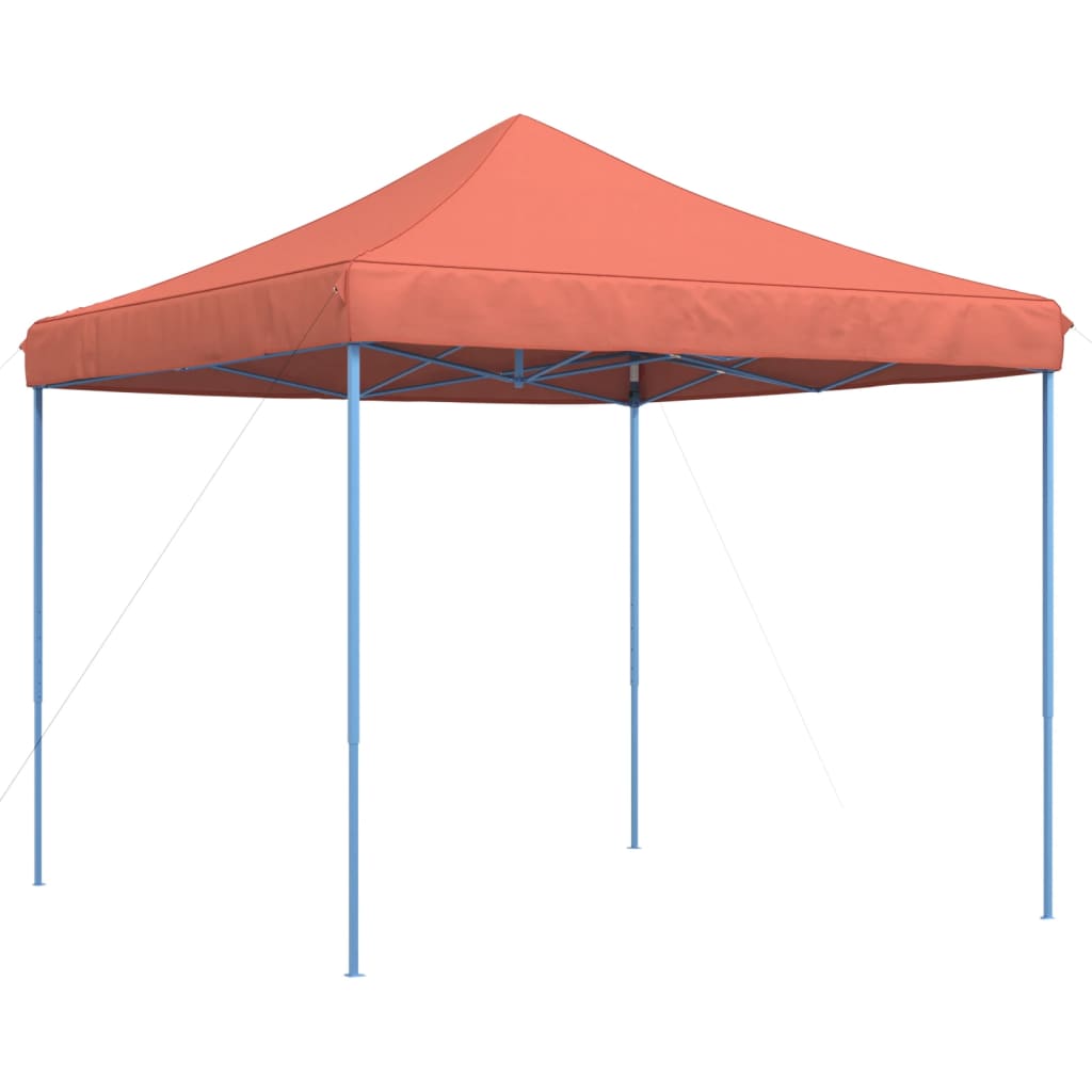 Partytent inklapbaar pop-up 292x292x315 cm terracotta