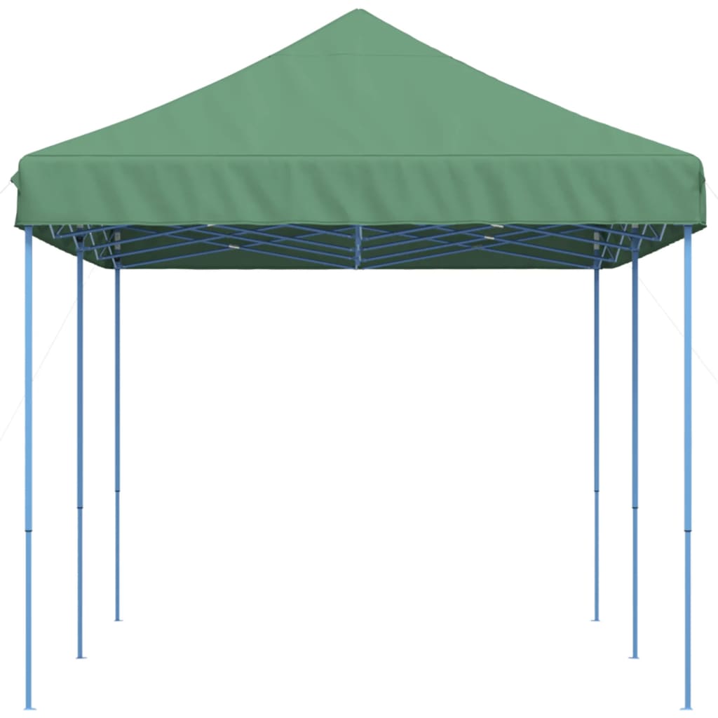 Partytent inklapbaar pop-up 580x292x315 cm bruin