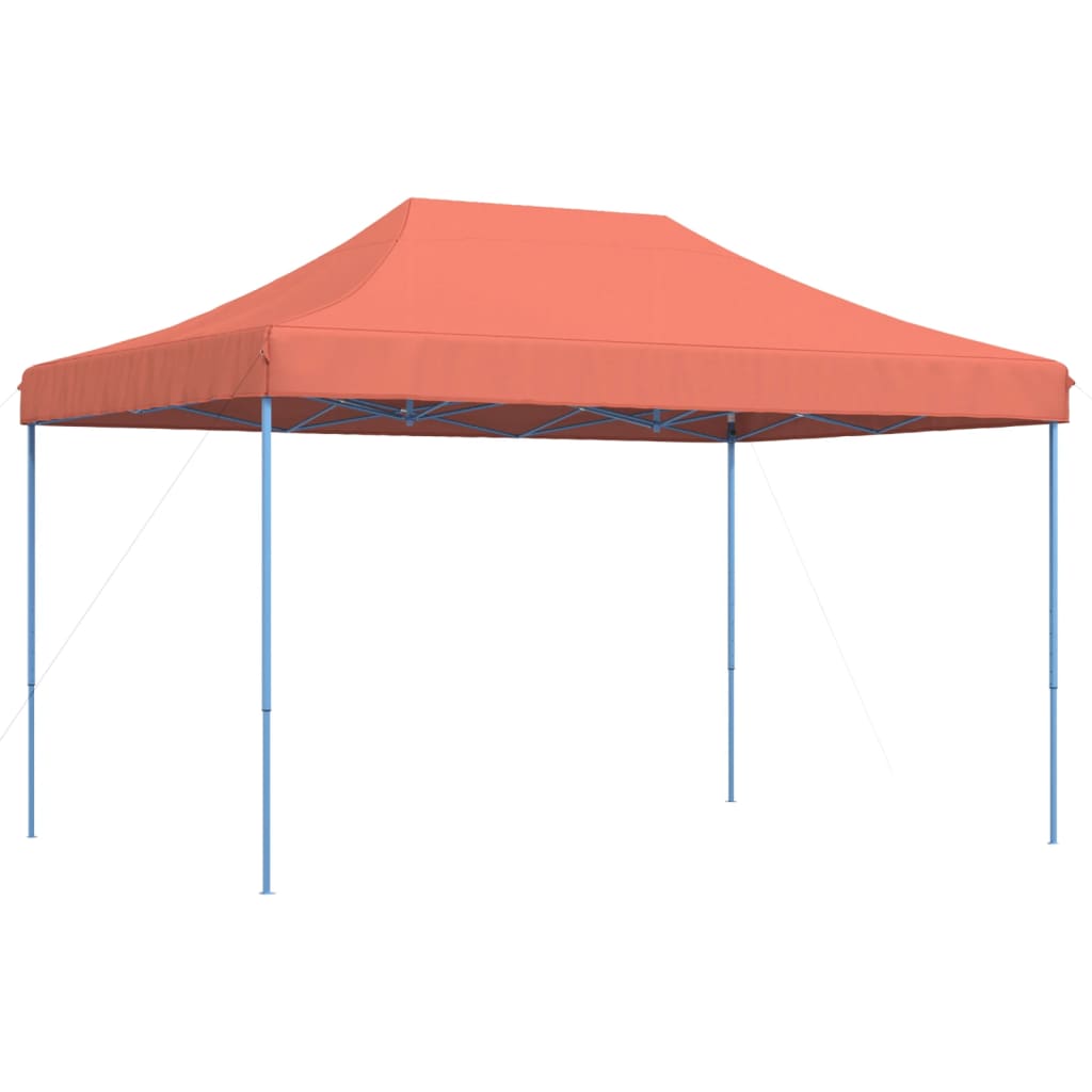 Partytent inklapbaar pop-up 440x292x315 cm terracotta