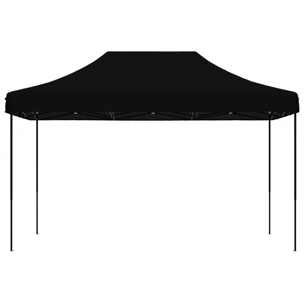 Partytent inklapbaar pop-up 440x292x315 cm zwart