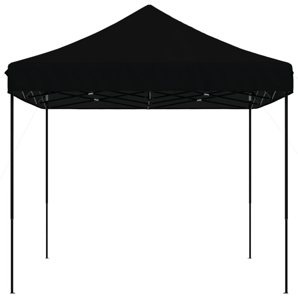 Partytent inklapbaar pop-up 440x292x315 cm zwart