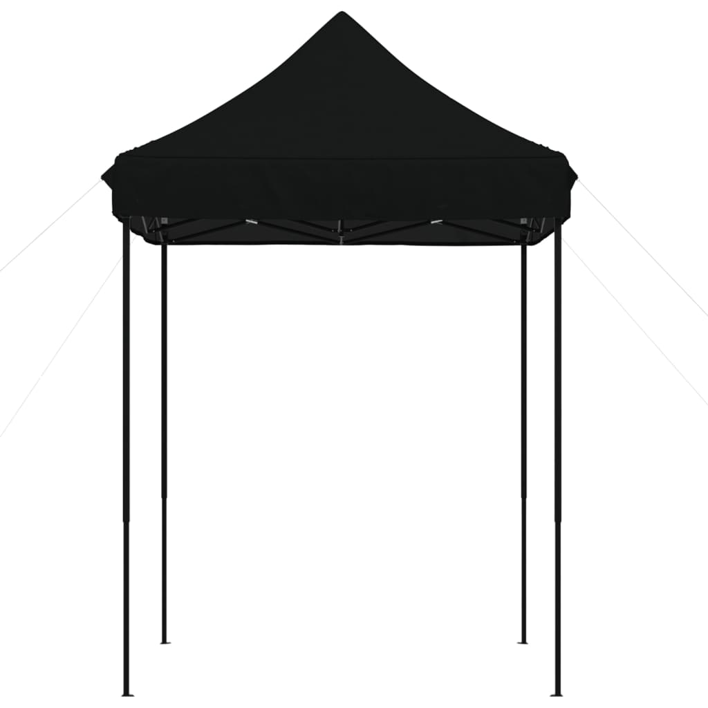 Partytent inklapbaar pop-up 200x200x306 cm zwart