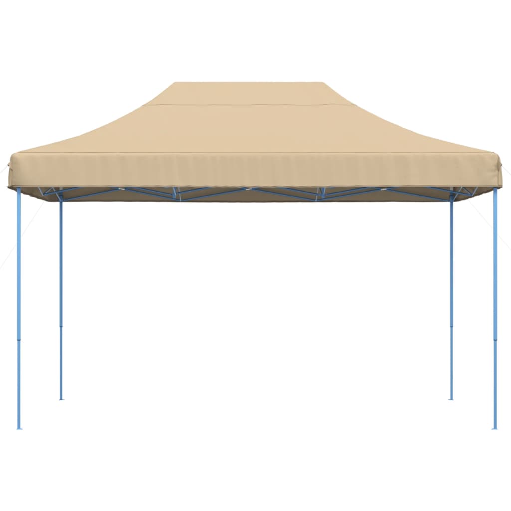 Partytent inklapbaar pop-up 410x279x315 cm beige