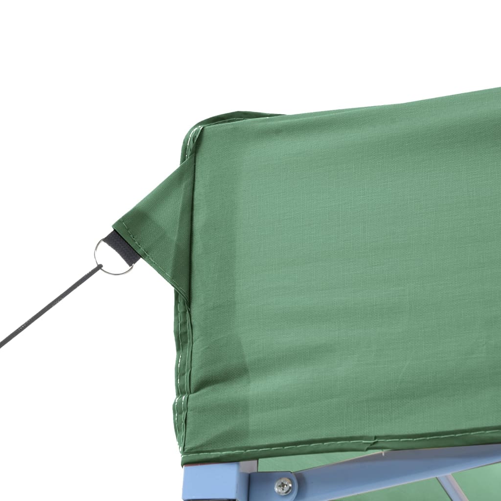 Partytent inklapbaar pop-up 410x279x315 cm groen