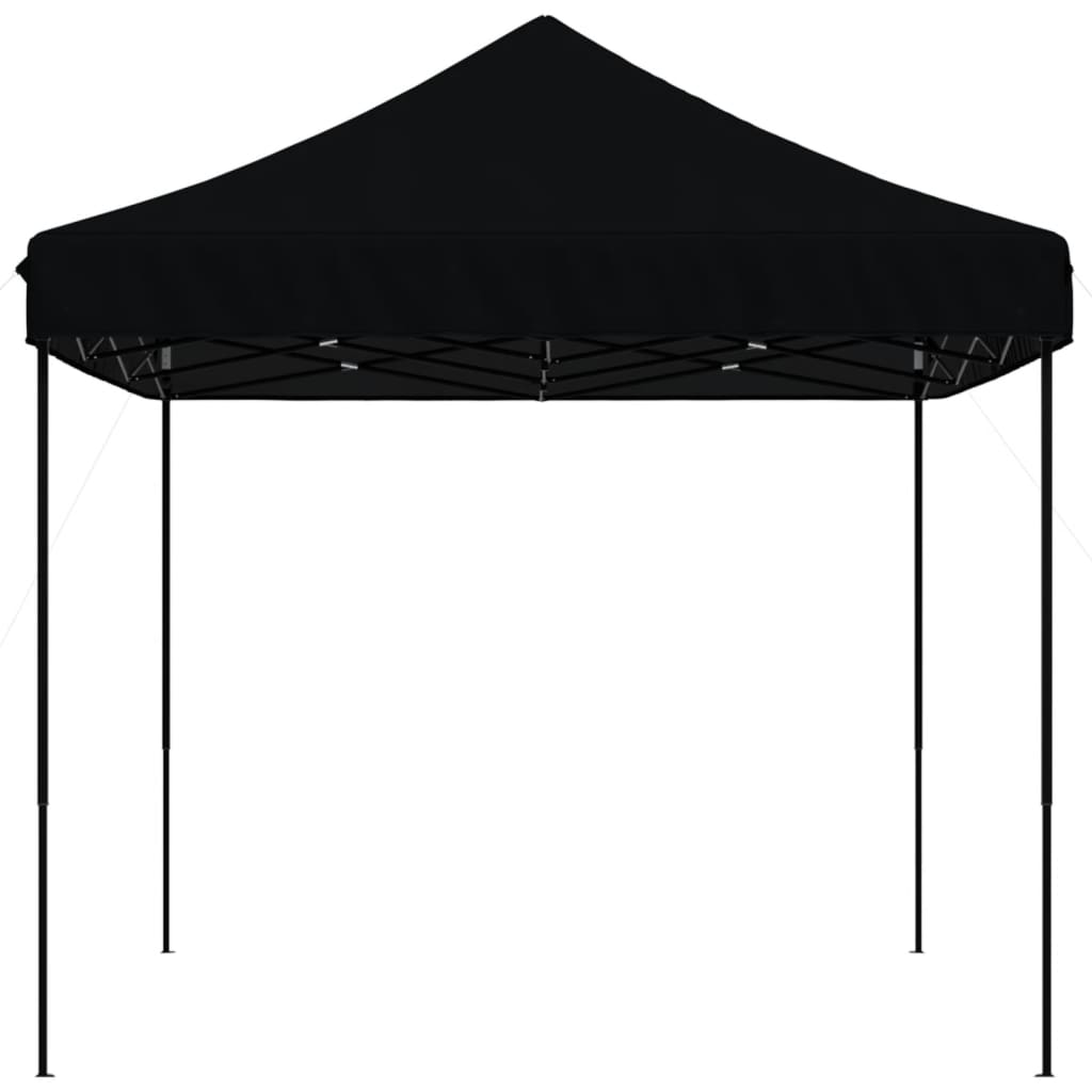 Partytent inklapbaar pop-up 410x279x315 cm zwart