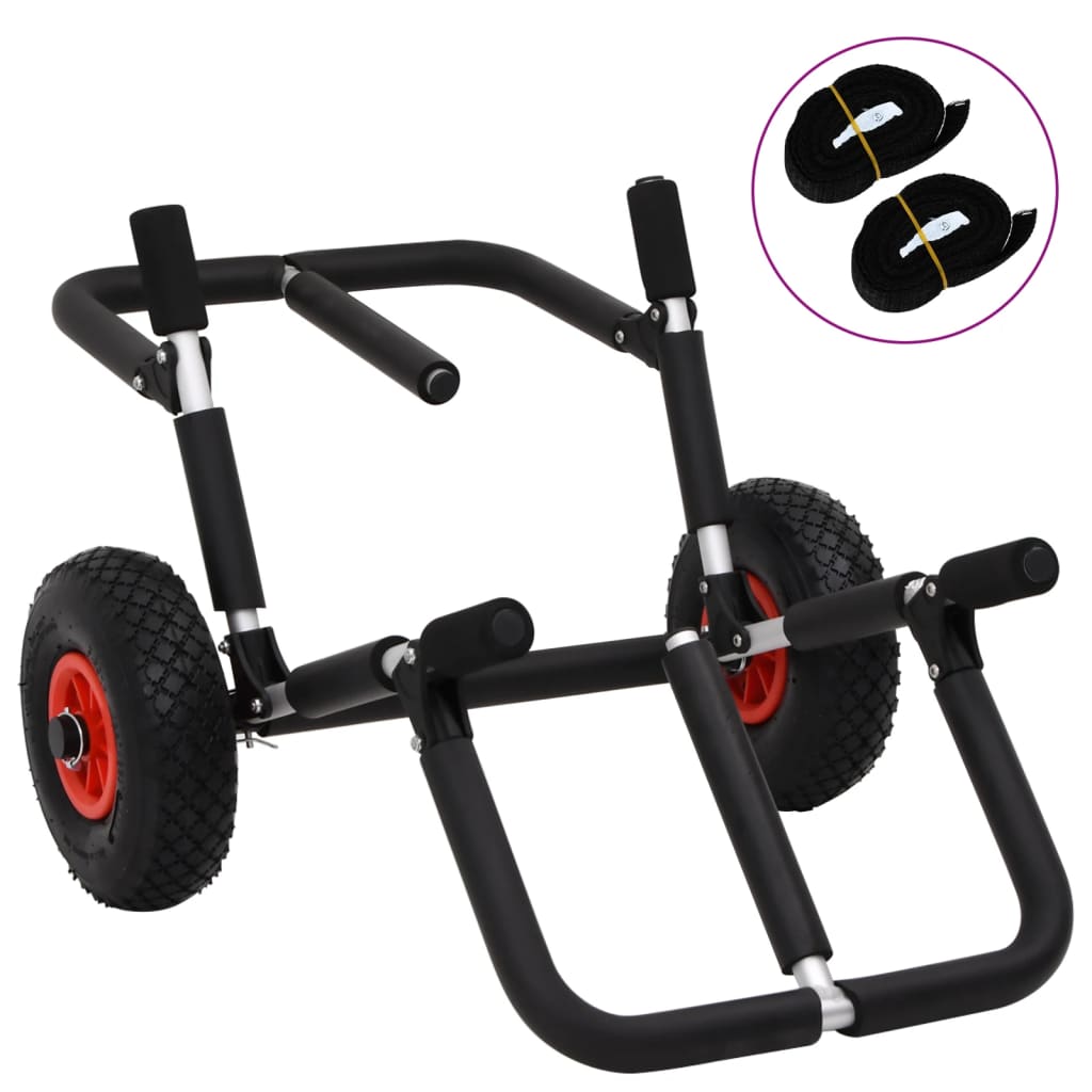 Sup Trolley Voor 2 Surfplanken Inklapbaar 90 Kg Aluminium 1 70.5 x 64 x 47.5 cm