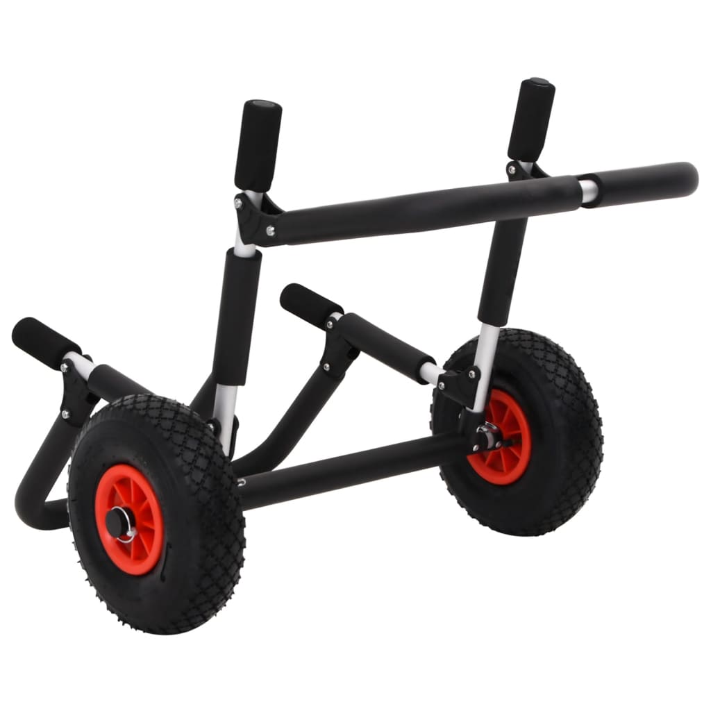 Sup Trolley Voor 2 Surfplanken Inklapbaar 90 Kg Aluminium 1 70.5 x 64 x 47.5 cm