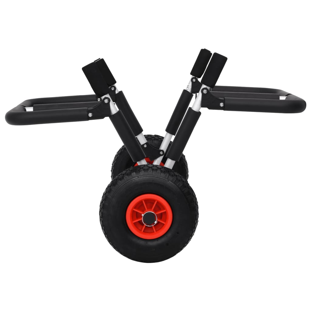 Sup Trolley Voor 2 Surfplanken Inklapbaar 90 Kg Aluminium 1 70.5 x 64 x 47.5 cm