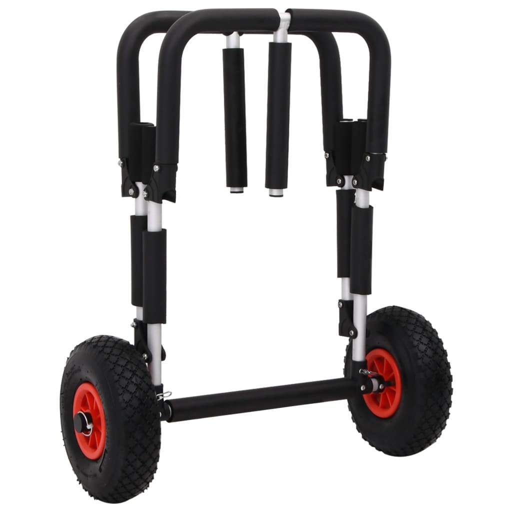 Sup Trolley Voor 2 Surfplanken Inklapbaar 90 Kg Aluminium 1 70.5 x 64 x 47.5 cm