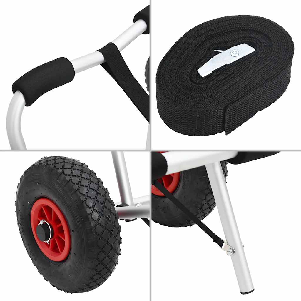 Kajaktrolley inklapbaar 45 kg aluminium