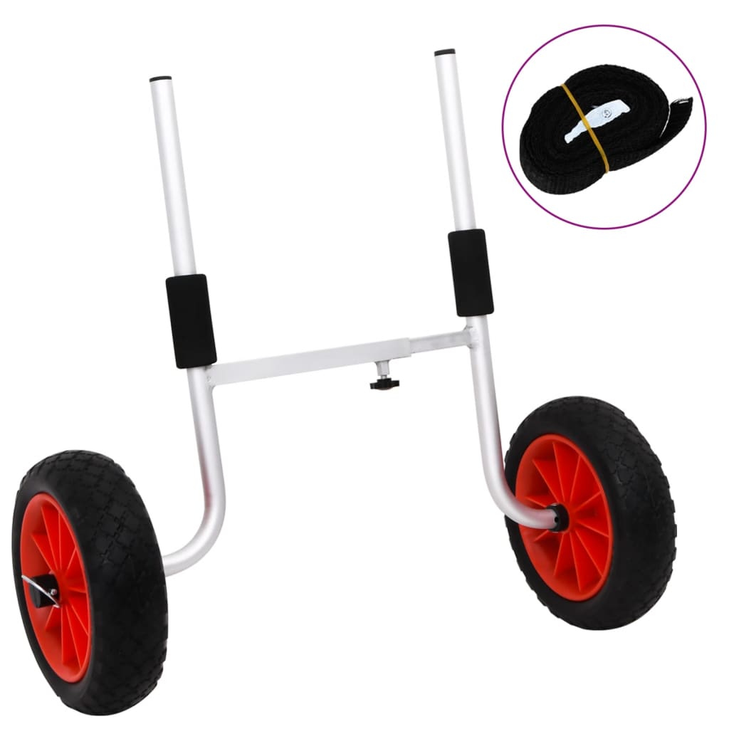 Kajaktrolley 90 Kg Aluminium 1 26 x 56.5-72.5 x 63.5 cm