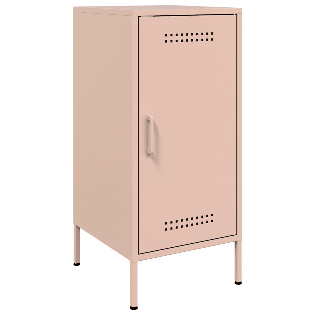 Dressoir 36x39x79 cm koudgewalst staal roze