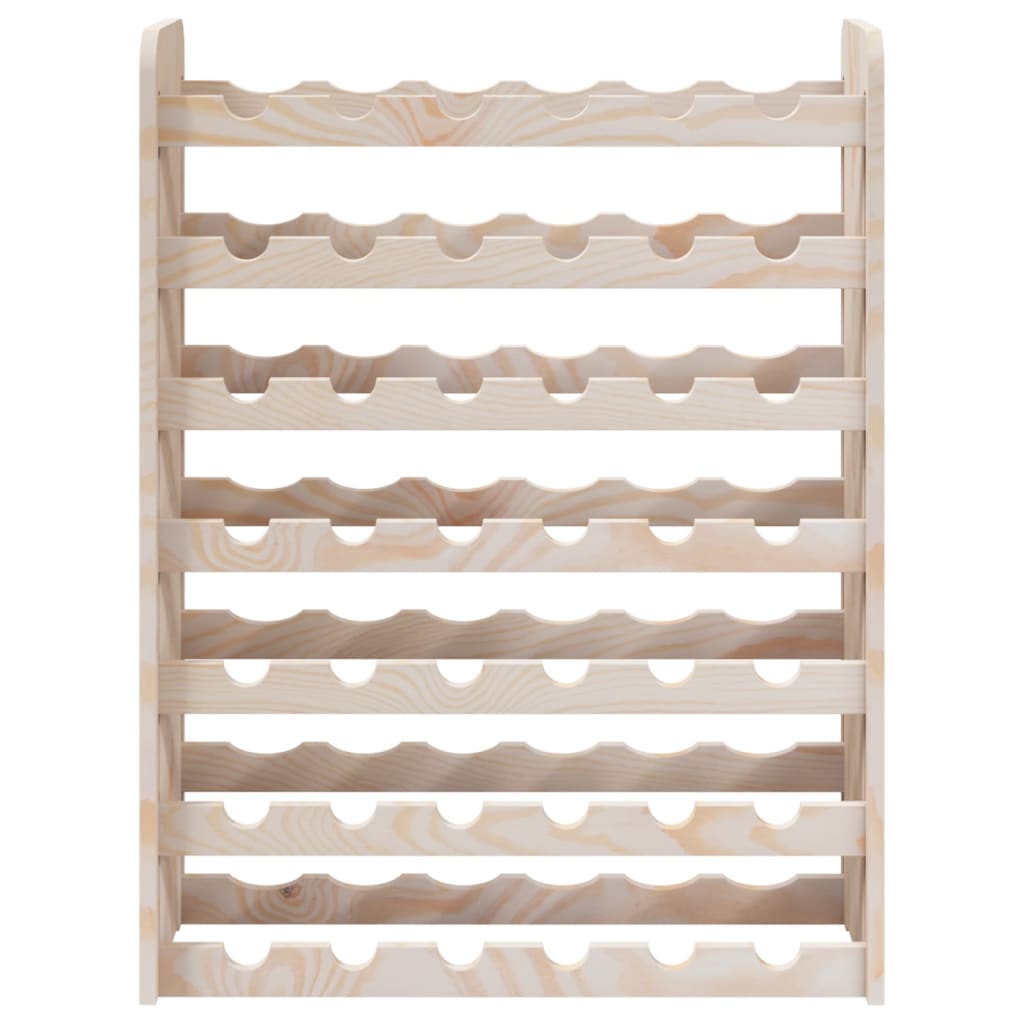 Wijnrek 67,5x25x87 cm massief grenenhout