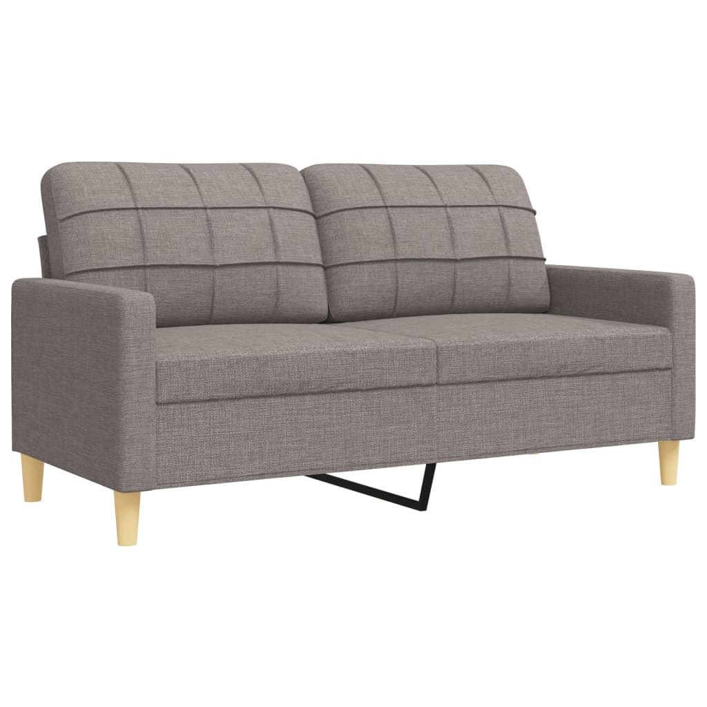 2-delige Loungeset stof taupe