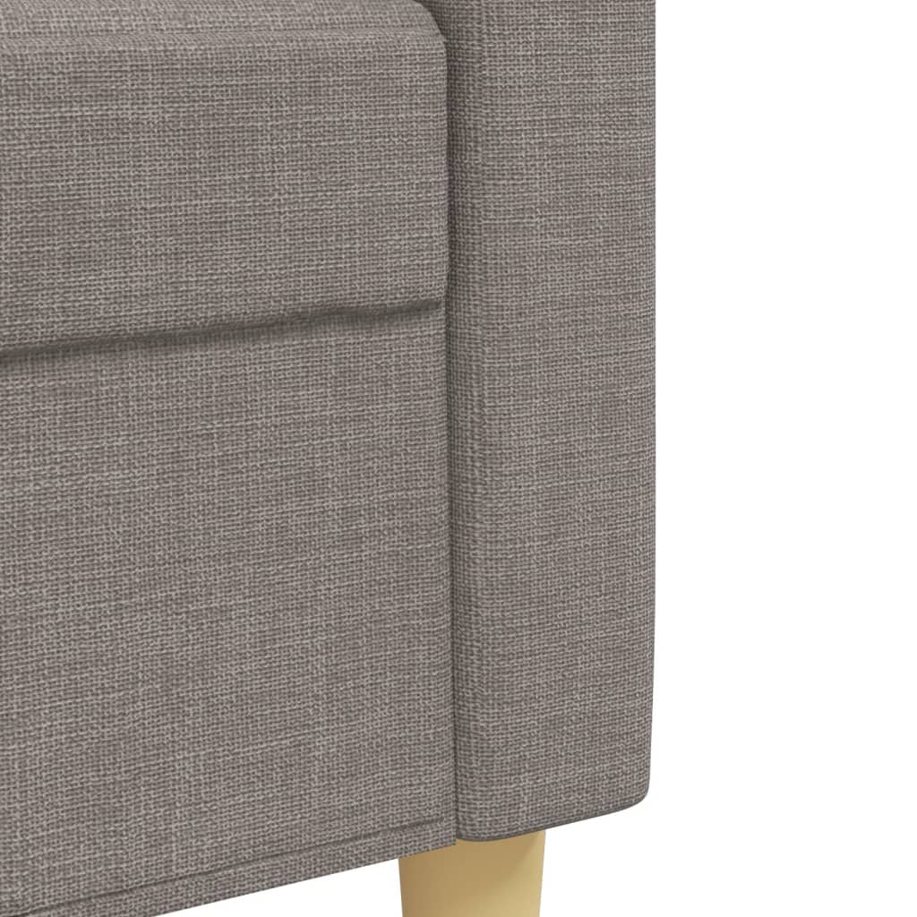 2-delige Loungeset stof taupe