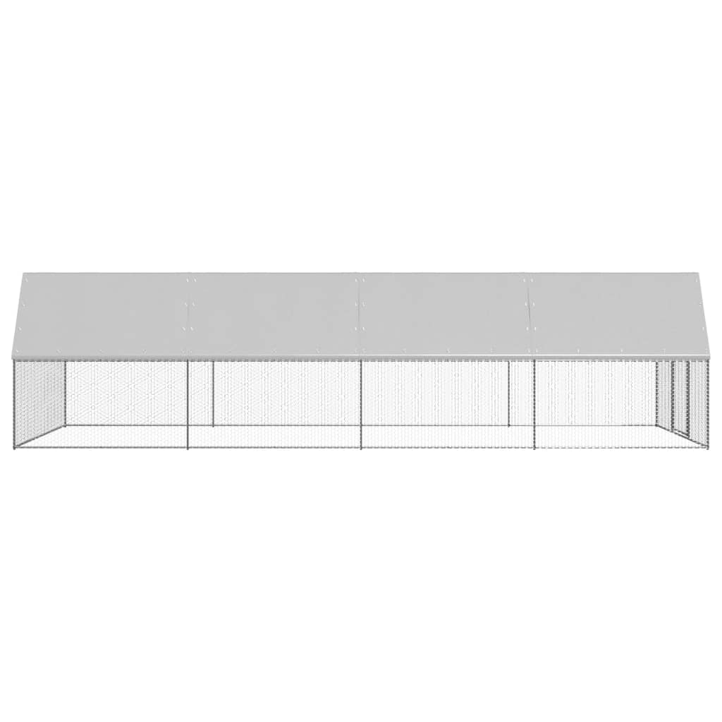 Kippenhok 3x8x2 m gegalvaniseerd staal