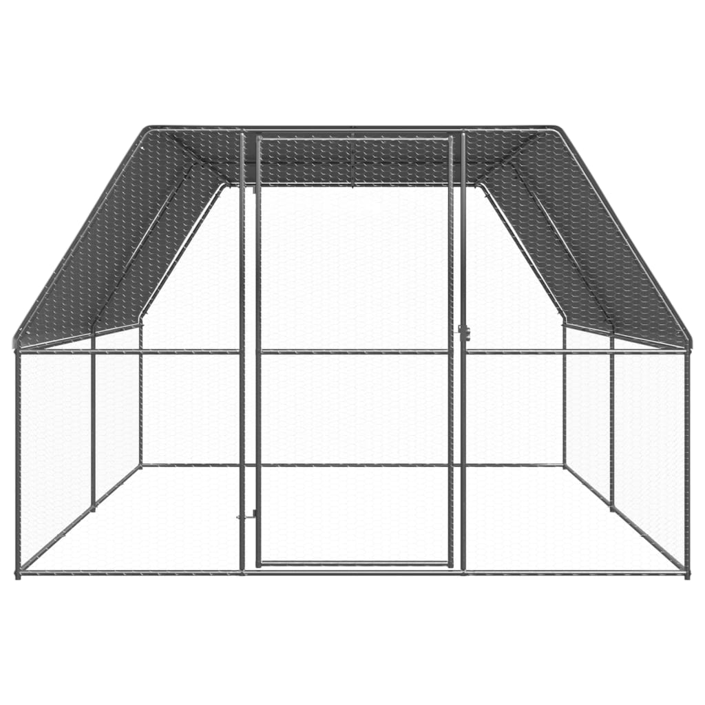 Kippenhok 3x4x2 m gegalvaniseerd staal