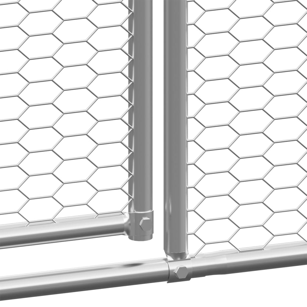 Kippenhok 3x4x2 m gegalvaniseerd staal