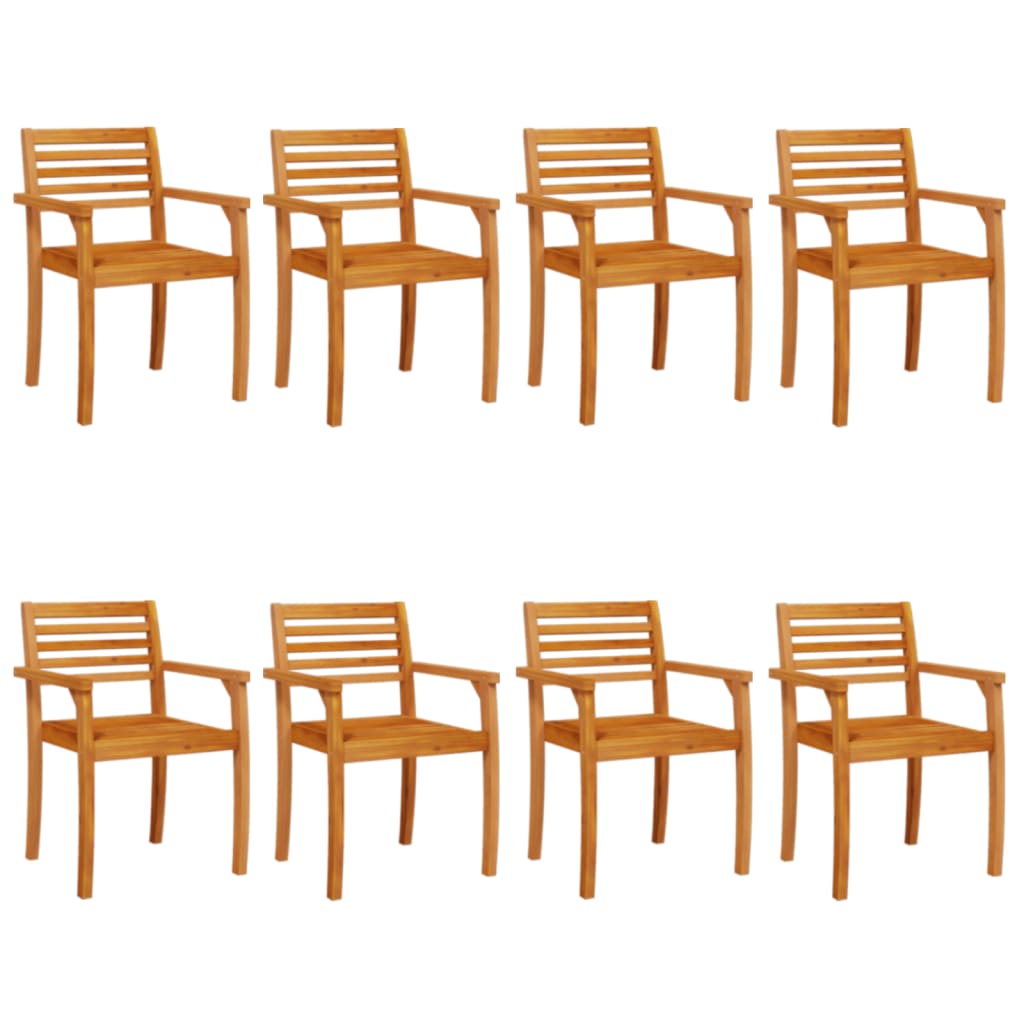 Tuinstoelen 59X55X85 Cm Massief Acaciahout