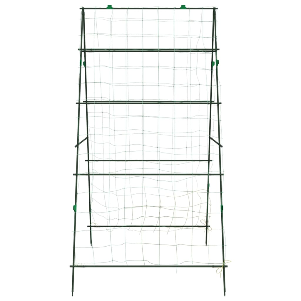 Plantenklimrekken 4 st A-frame staal