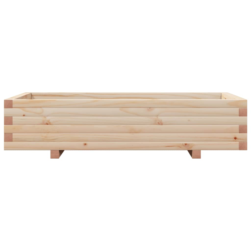 Plantenbak 110x60x26,5 cm massief grenenhout