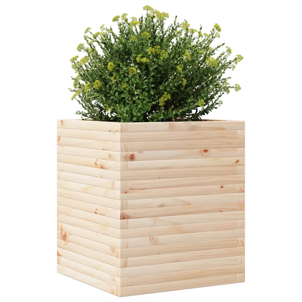 Plantenbak 60x60x68,5 cm massief grenenhout