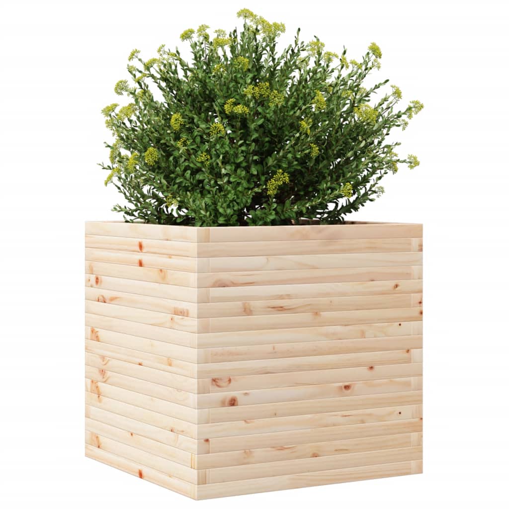 Plantenbak 70x70x68,5 cm massief grenenhout