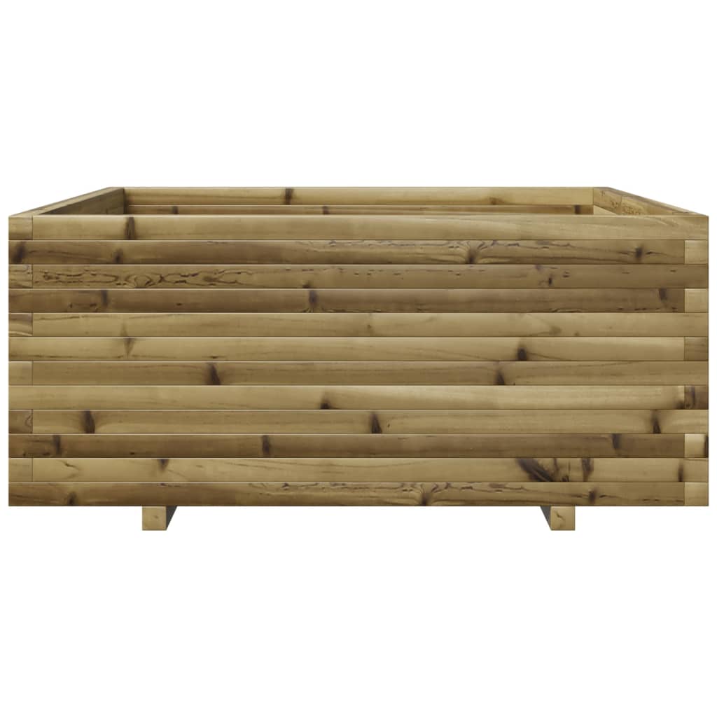 Plantenbak 110x110x49,5 cm geïmpregneerd grenenhout