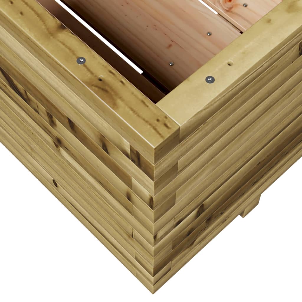 Plantenbak 110x110x49,5 cm geïmpregneerd grenenhout