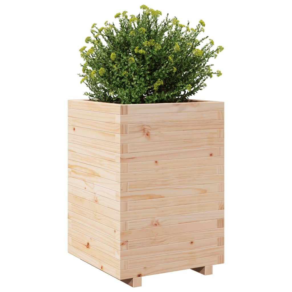 Plantenbak 50x50x72,5 cm massief grenenhout