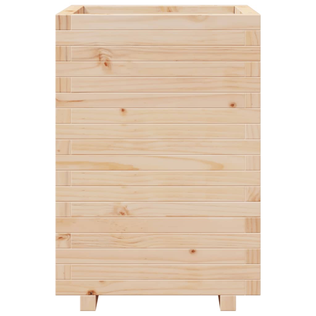 Plantenbak 50x50x72,5 cm massief grenenhout
