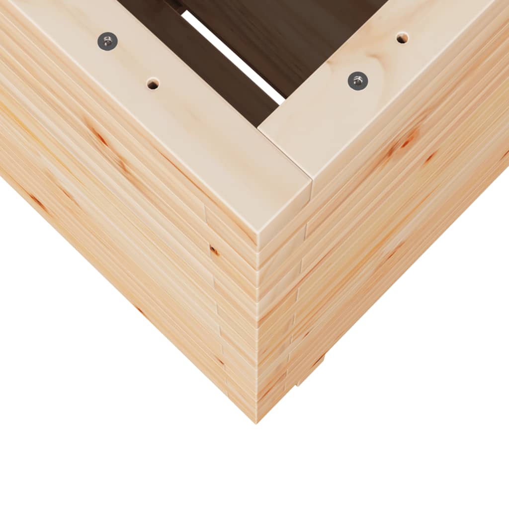 Plantenbak 50x50x72,5 cm massief grenenhout
