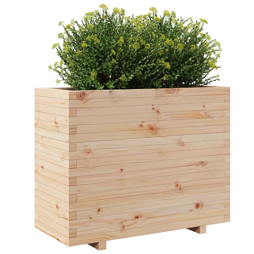 Plantenbak 90x40x72,5 cm massief grenenhout