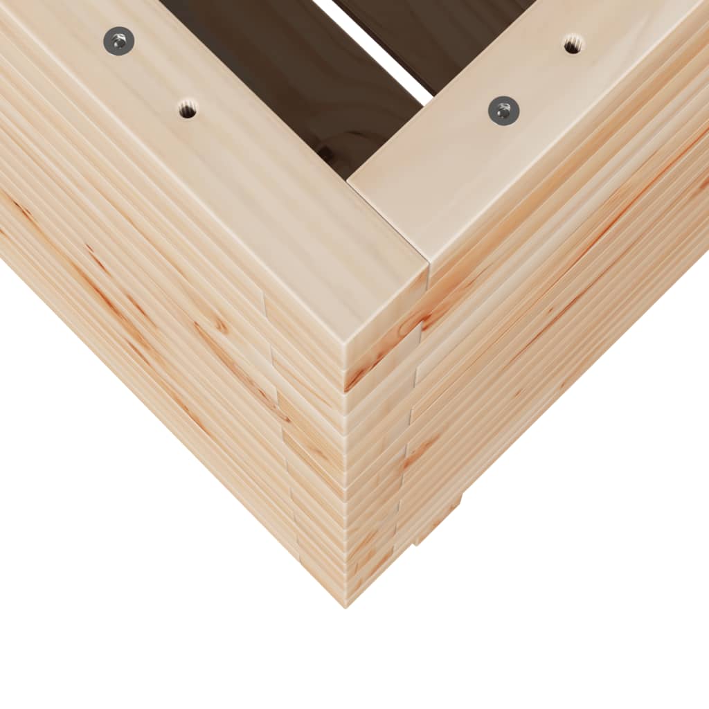Plantenbak 70x70x72 cm massief grenenhout