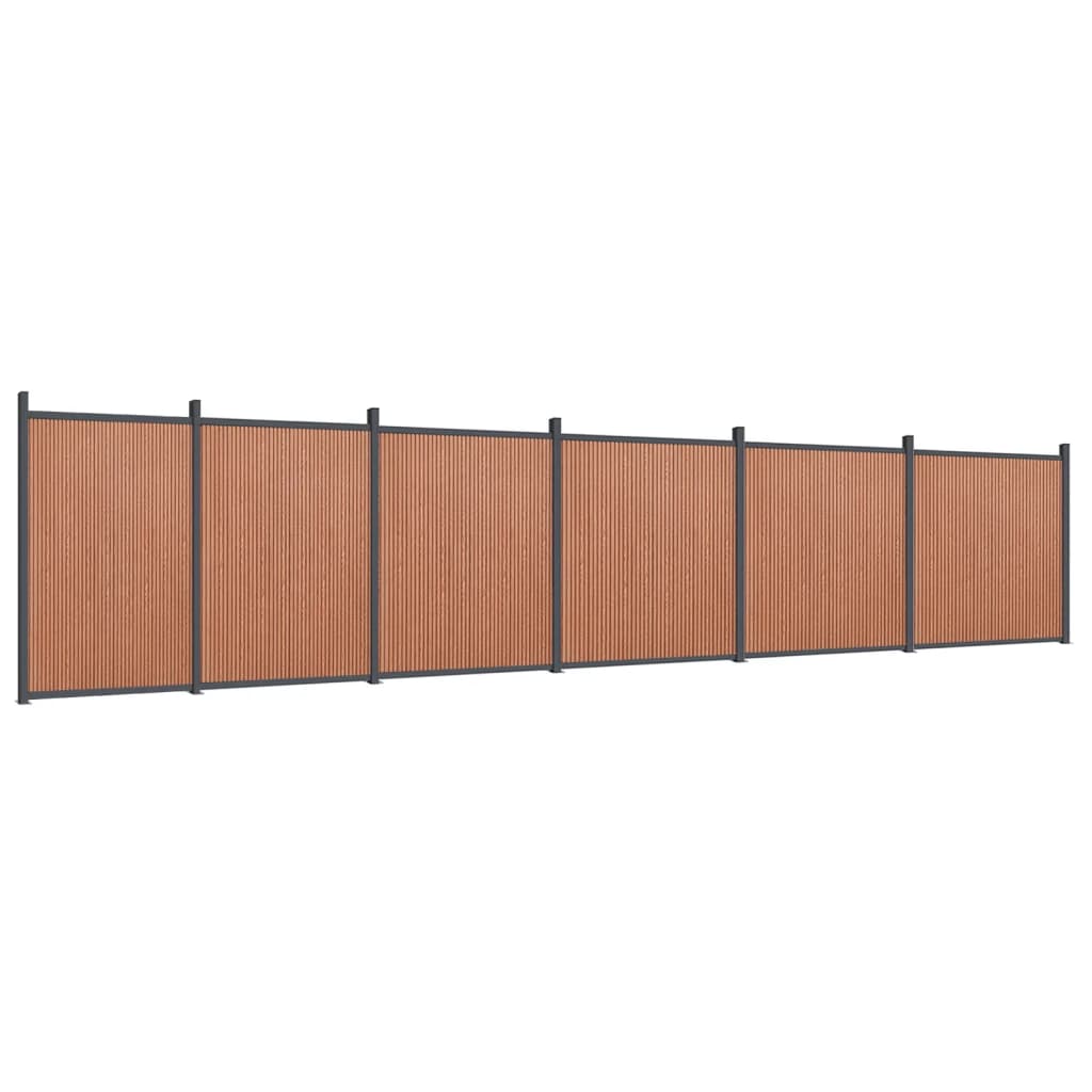 Schuttingpaneel 1045x186 cm HKC bruin